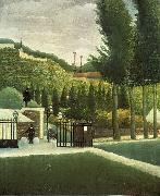 Henri Rousseau The Customs Post oil painting on canvas